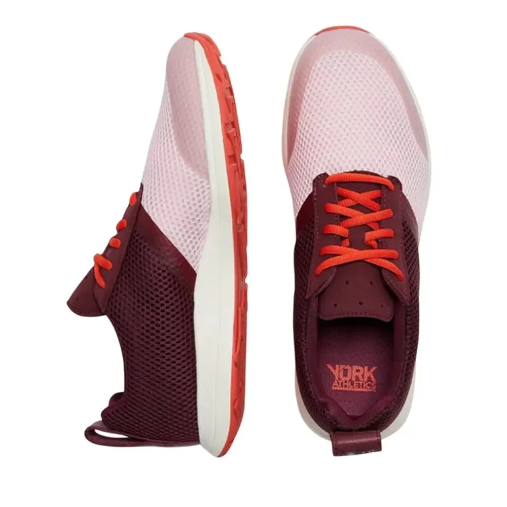 YORK Athletics MENS The Henry Runner Sneakers US 9.5 Magenta Pink Casual NIB